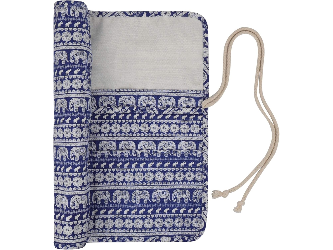 Estojo Para Agulhas De Tricô, Capa Curtas Ponta Dupla Ou Guardar Crochê Tunisiano. Aquaforge