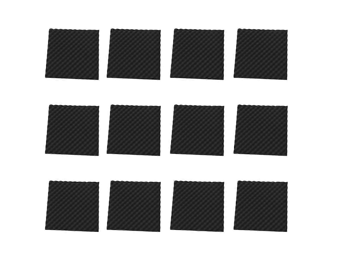 12 Painéis De Espuma Acústica Em Formato De Ovo, 1,2 Polegadas X 20 Polegadas X 20 Polegadas, Para Estúdios Domésticos E Profissionais
