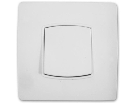 Interruptor Zenitech Com Botão De Parafuso Garras Diwone Branco