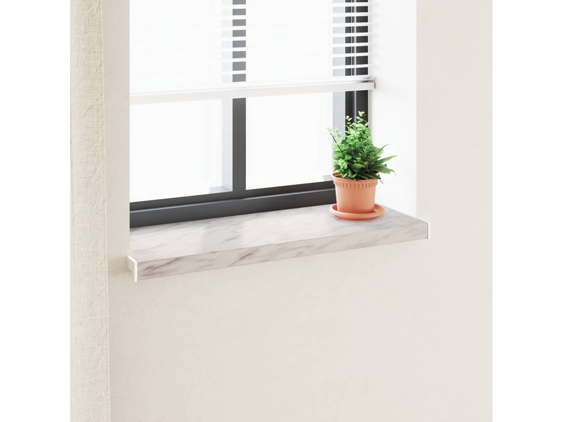 Vidaxl Soleira De Janela Textura De Mármore 80 X 35 X 4,5 Cm Pvc