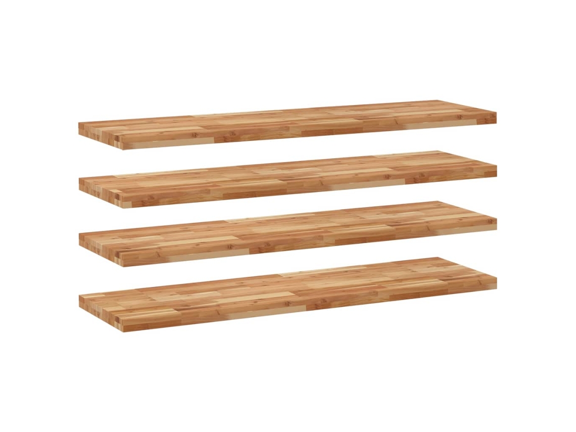 Floating Shelf, Floating Shelves Vidaxl Marrom Madeira De Acácia (140 X 40 X 4 Cm)