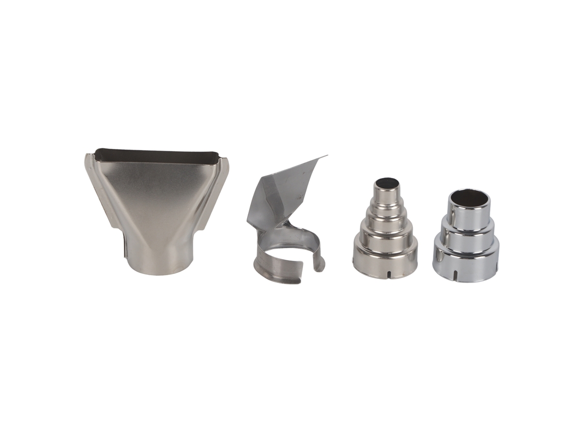 Acessórios de pistola de ar quente Primerox 4pcs de aço inox