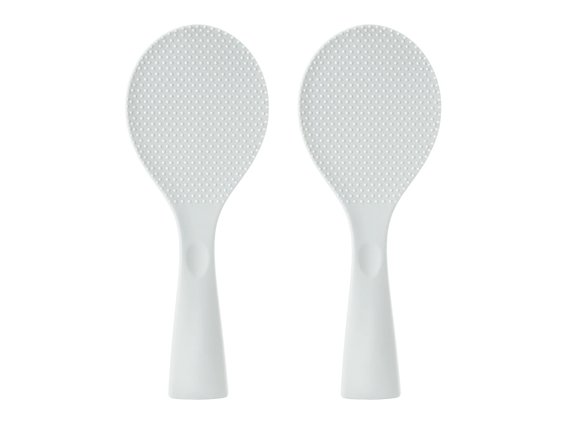Elysve Colher De Arroz De Silicone Branco Design Vertical E Base Semicircular