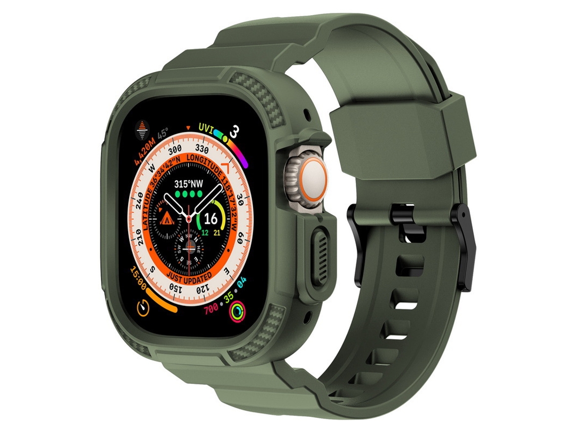 Bracelete para Apple Watch 49mm Verde Exército XIAOMOYU