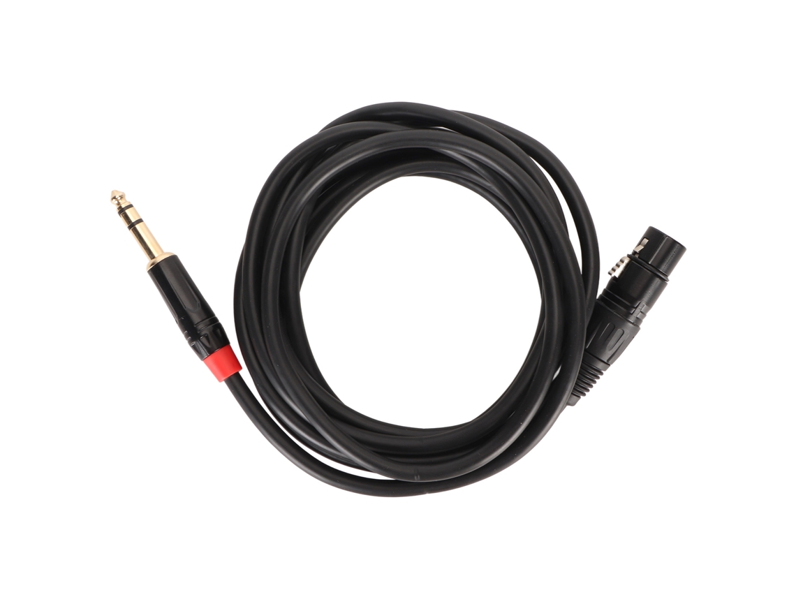 Cabo de Microfone LAXISCREED Xlr Fêmea para 6.35mm 3m