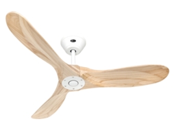 Ventilador de Teto CASAFAN 312219 Eco Genuine 122Cm Madeira Natural/Branco