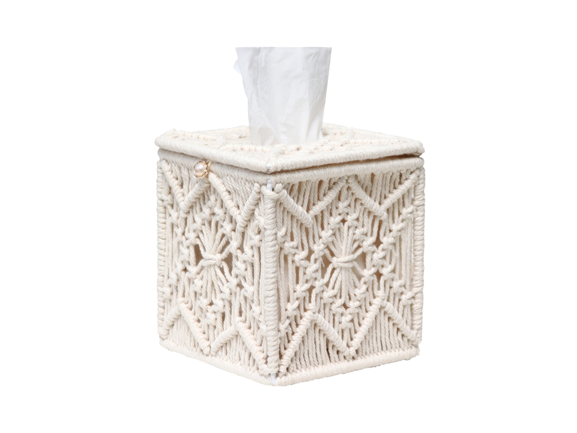 Caixa De Lenços Retangular Porta Lenços De Papel Com Botão De Pérola Organizador De Guardanapos Decoração Para Casa Aquaforge