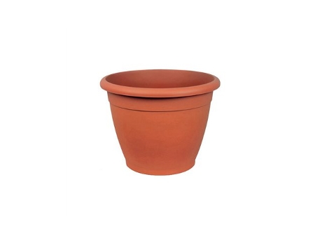 Vaso Redondo De Plástico Para Gardênia 38x32cm 509 086 Plasvidavi
