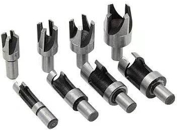 Cortador de Plug de Madeira 8 Peças SLINK00157