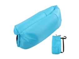 Sofá Aéreo Inflável Portátil para Camping Azul Céu