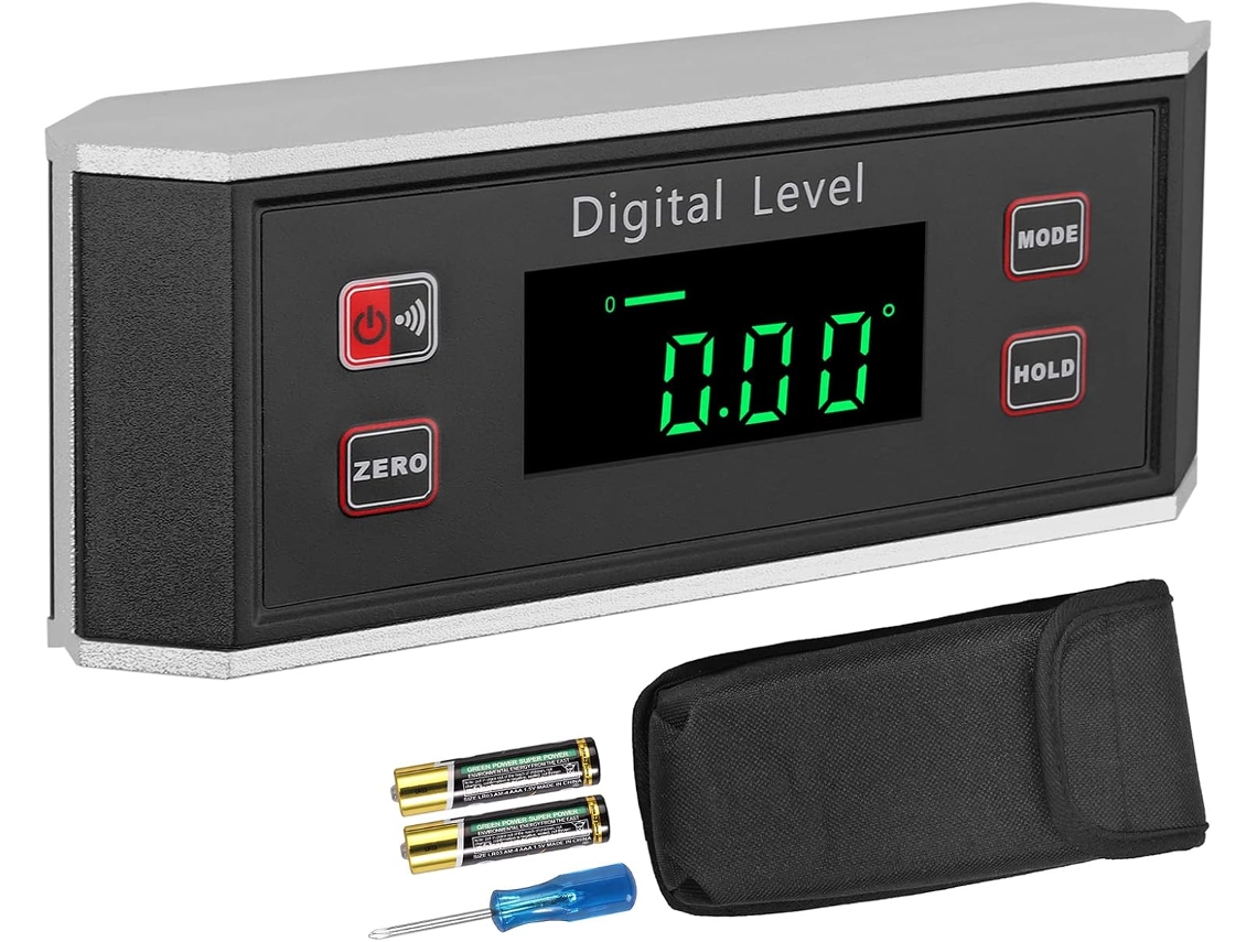 Inclinômetro Digital Inovador, Ferramenta De Medição De Ângulos Com Proteção Ip65 À Prova Dágua, Base Magnética Com Ranhura Em V, Luz De Fundo Para M