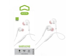 Auriculares Com Fio (In-Ear) ACCETEL Ep1925 (Branco)