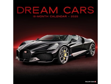 Livro Dream Cars 2025 12 X 12 Wall Calendar de Willow Creek Press (Inglês)