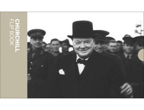 Livro churchill flip book de imperial war museums (inglês)
