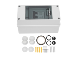 Interruptor de Circuito HKJ 2P 1000V CC 6A com Caixa IP65 para Sistema Solar