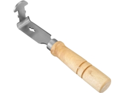 Raspador de Colmeia Inoomp,limpeza em Madeira e Aço Inoxidável para Apicultura, Limpeza de Quadros de Colmeia com CHABERLU