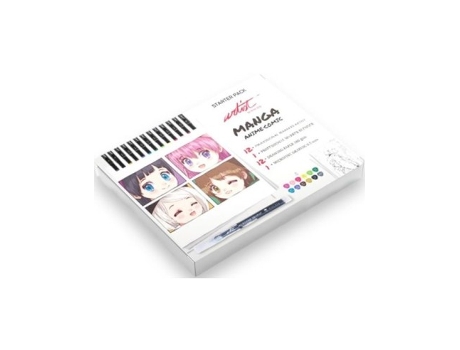 Livro Pack Iniciación Manga Con Estuche 12 Rotuladores Professional Markers Doble Punta De Desconocido (espanhol)