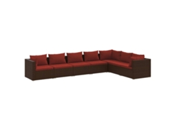 Garden Lounge Set, Garden Lounge Sets Vidaxl Marrom Rattan / Vime (n/a)