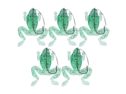 Isca Soft Transparente Verde Anti encaste 5pcs