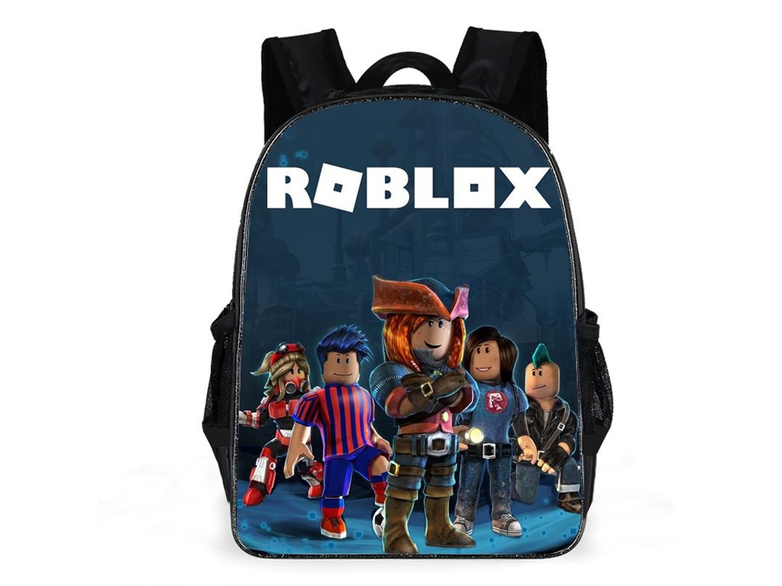 Mochila Escolar Roblox Para Ensino Fundamental E Médio, Infantil, -d6 De Um Lado 07- 16 Polegadas-aquaforge