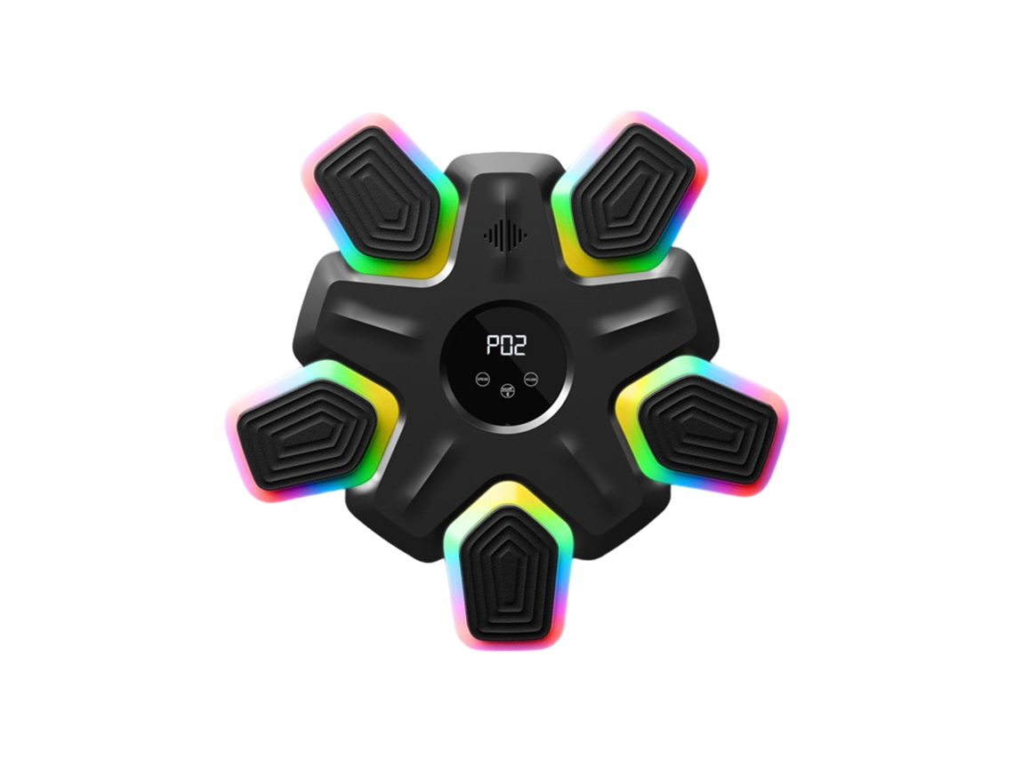 Conjunto De Boxe, Estação De Boxe, Máquina De Boxe Com Música, Academia De Boxe De Parede, 8 Cores De Luz, Com Luvas E Bluetooth, Aquaforge