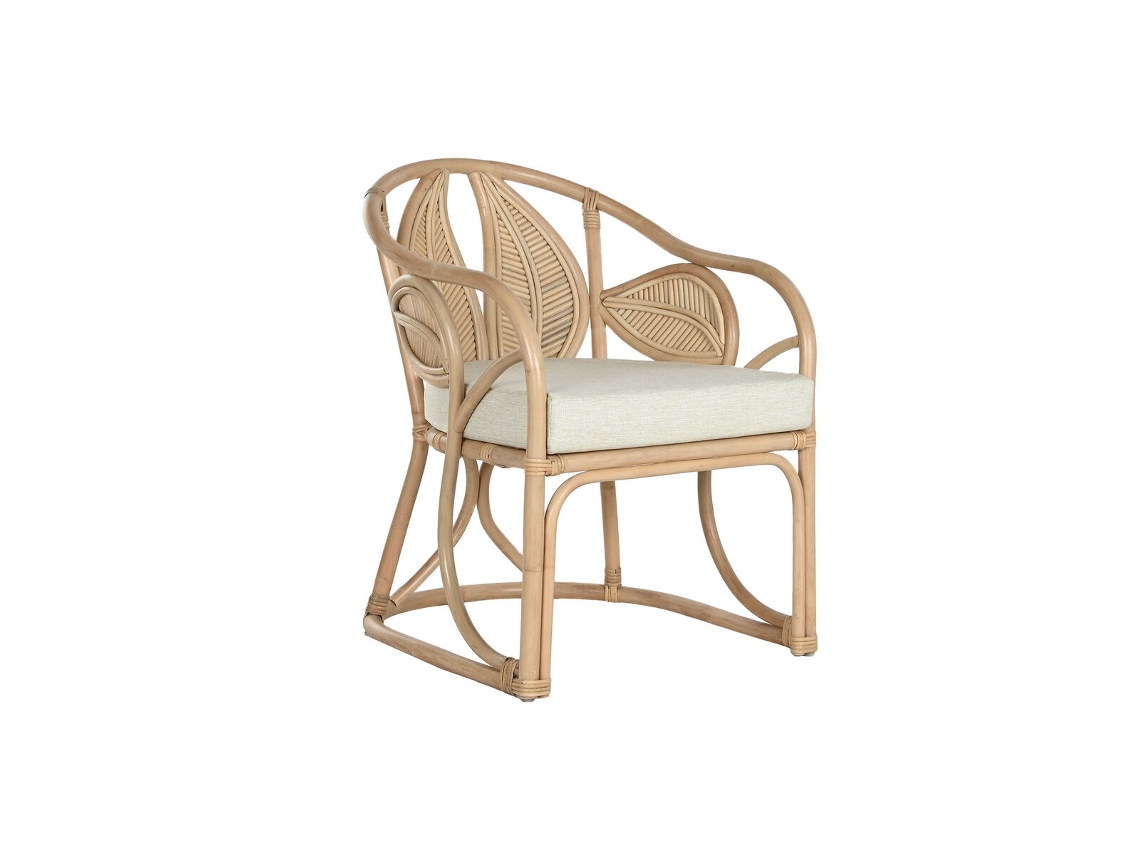 Cadeira de Sala de Jantar HOME ESPRIT Natural Rotim 63 x 68 x 81 cm