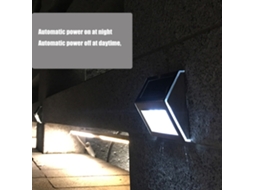2026 luz Solar de Jardim de Aço Inoxidável 3l ed para Escadas Caminhos Pátio Exterior Luz Branca Quente
