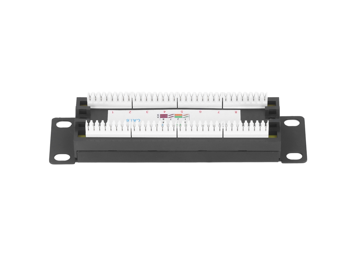 Laxiscreed Painel De Rede 8 Portas Para Cabos Utp Cat6 Awg 23-28 Para Redes Fiáveis