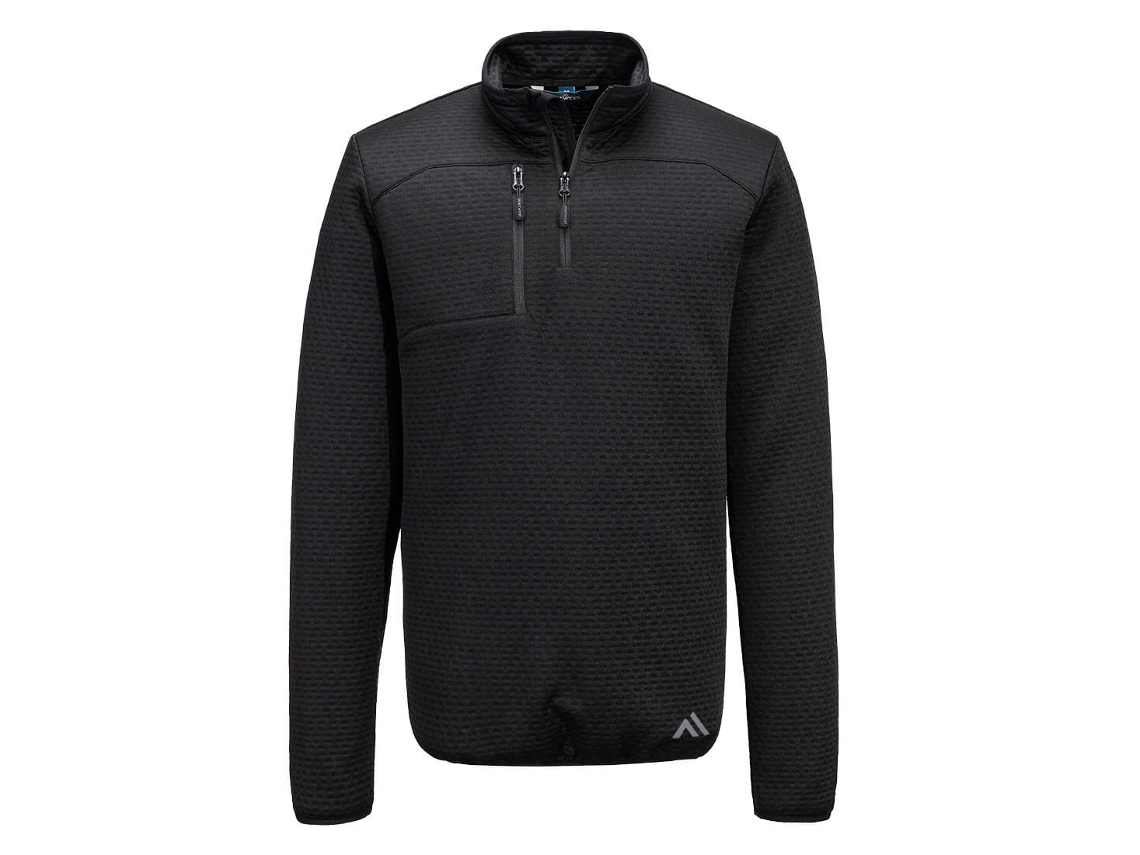 Moletom Com Zíper 1/4 Texturizado Kx3 Preto / S
