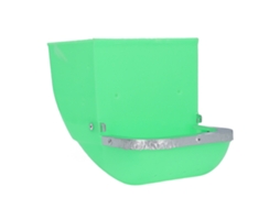 5pcs alimentador anti derrame Primerox plástico ferro para coelhos porcos guiné chinchilas ferrets (verde)