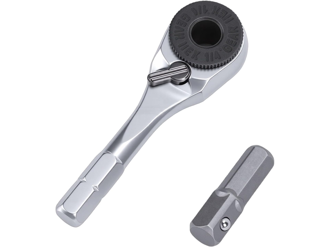 Mini Chave De Catraca, Hexagonal De 1/4".