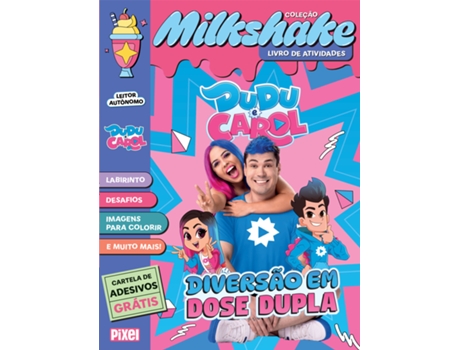 Livro Coleção Milkshake Dudu E Carol Diversão Em Dose Dupla! De Nickelodeon (português Do Brasil)