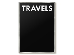 Magnetic Board Travels For The Living Room Espelharte (50x70 Cm)