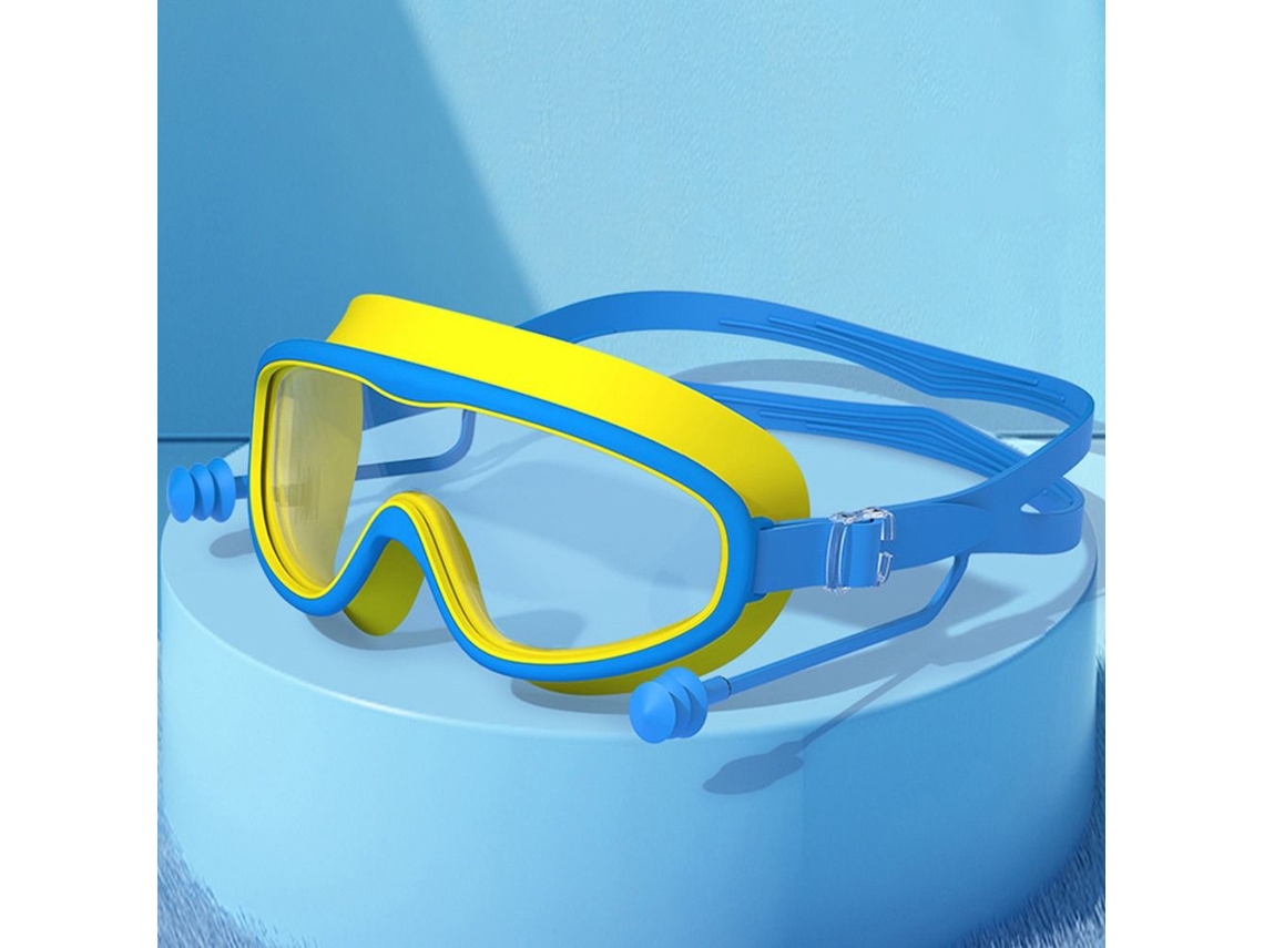 Óculos de Natação AQUAFORGE Infantis com Armação Ampla e Protetores Auriculares
