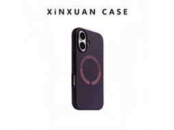 Capa Para Iphone 17 Air Em Silicone Líquido Com Suporte Magnético E Toque Suave.