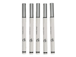 Kit De 5 Canetas De Eyeliner Líquido Colorido À Prova D'água Com Pincel Macio E Secagem Rápida