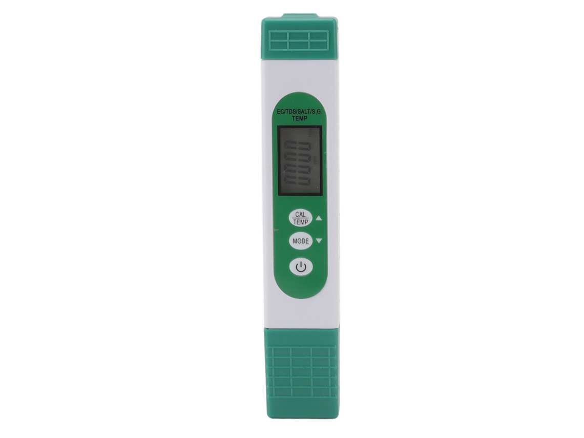 Medidor de Qualidade da Água Primerox 5 em 1 com LCD para pH, TDS, Salinidade, Sg e Temp | S/MARCA