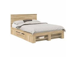 Estrutura de Cama com Cabeceira MAISON EXCLUSIVE (100x200 cm)