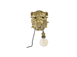 Luminária de parede moderna Bulldog Esprit Gold Resin 50W 220V 25 x 23 x 29 cm