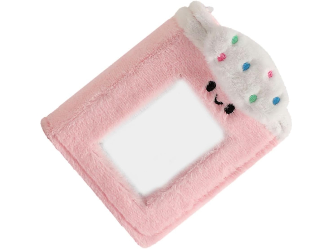 Álbum Galpada Photo Fait Maison En Peluche Rose Poche Em Pvc Para Proteger Cartes Et Souvenirs