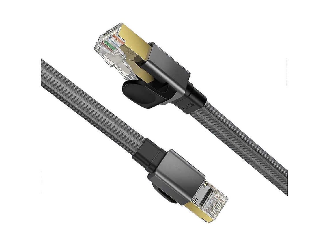 Lurelia Cabo Ethernet Cat 8 40 Gbps 2000 Mhz 2m S/ftp Cobre Puro Vermelho, Para Instalação Limpa