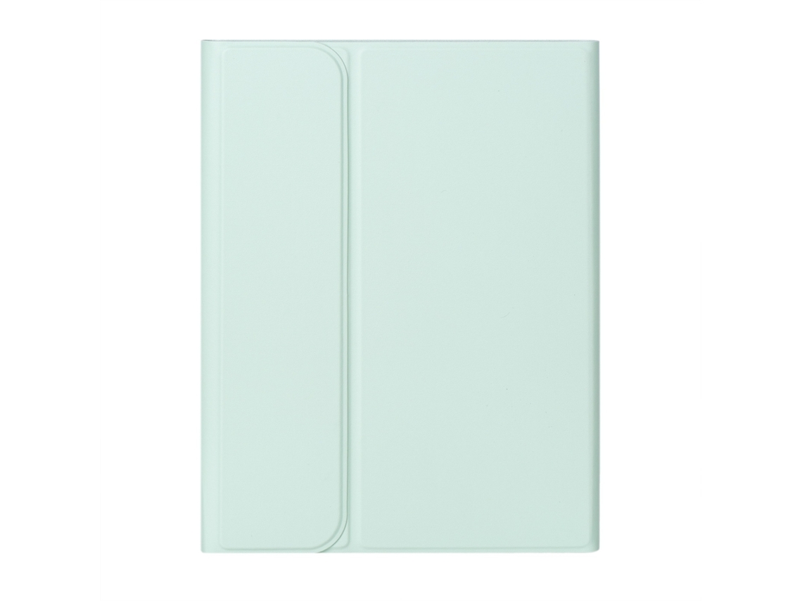 Capa Com Teclado Bluetooth Em Couro Compatível Com Ipad Mini 6/7, Cor Verde
