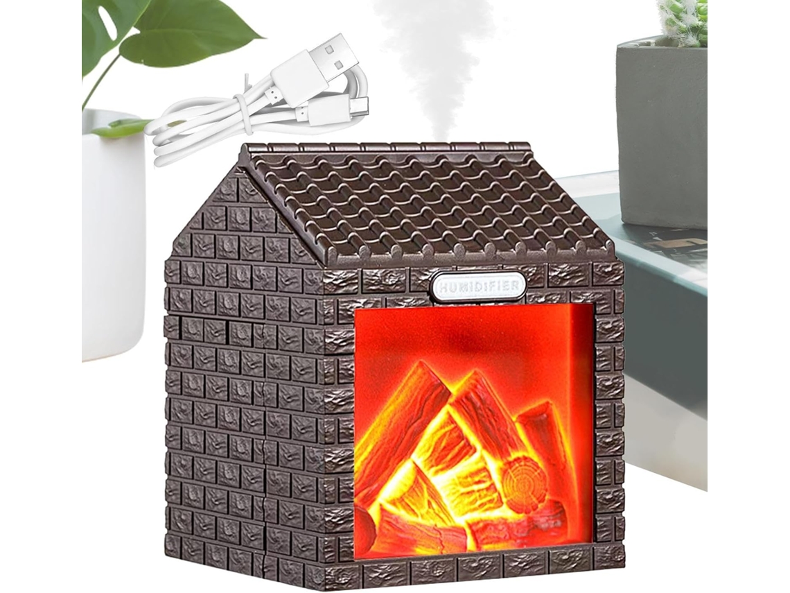 Umidificador Com Efeito De Chama, Para Quarto, Silencioso, Casa, Névoa, Escritório, Spa