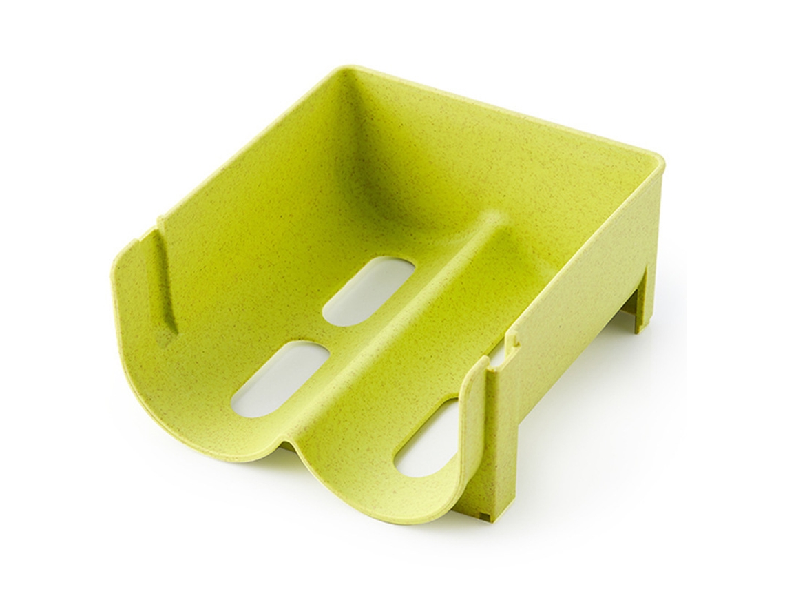 Suporte Para Bebidas Em Geladeira, Suporte Empilhável Para Latas De Cerveja, Suporte Antiqueda Verde SUNNY SPACES