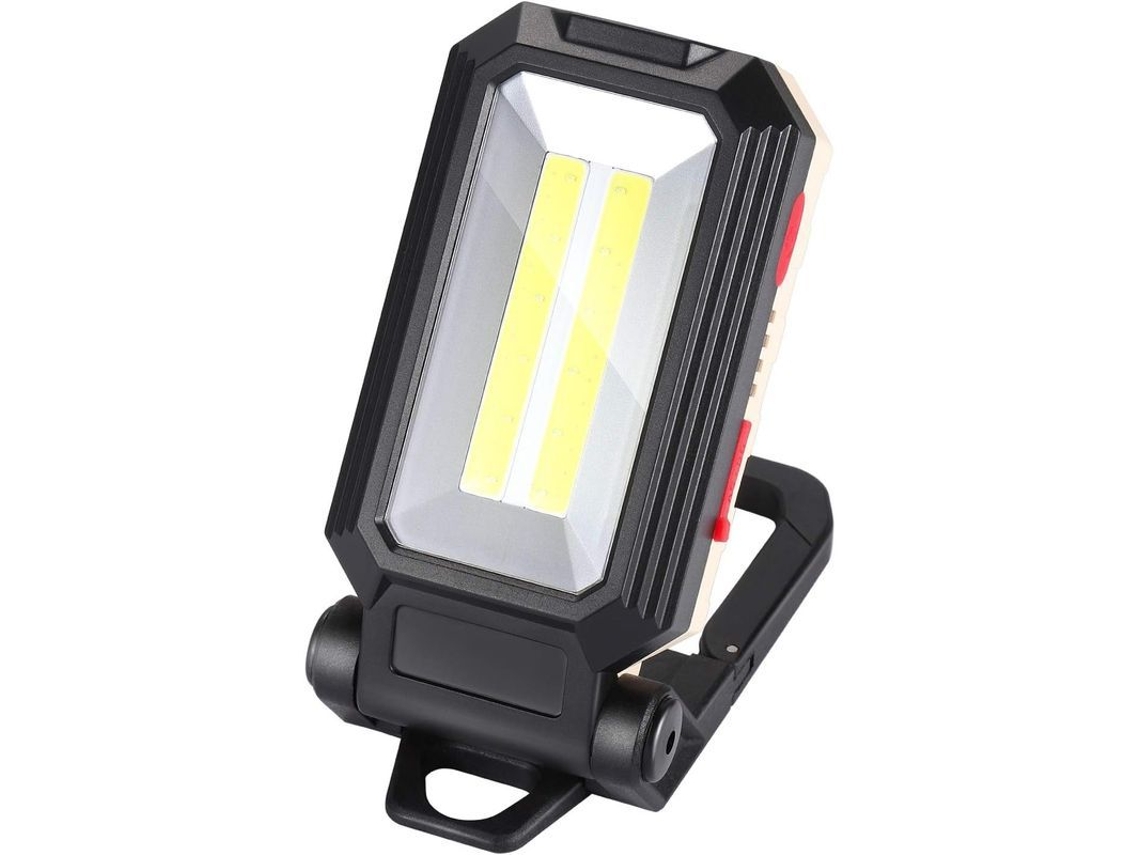Lâmpada Led Recarregável De Trabalho Com 4 Modos De Luz Camping Lanterna Spotlight Magnética