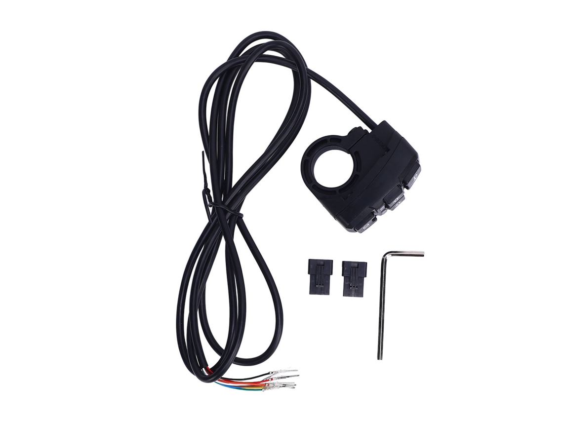 2026 interruptor de Luces, Claxon Y Direccionales 3 En 1 para Moto, Manillar 2,22 Cm, 36v 48v, Compatible Con Dk336