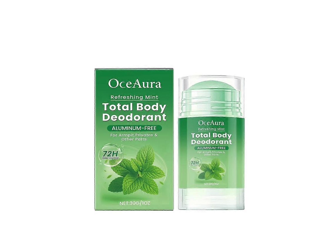 Oceaaura Total Body Deodorant - 72h Odor Control Mint--