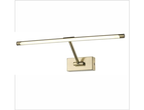 Aplique Led para Iluminar Quadros Espelhos Murais Tradicional 8W Luz Quente 3000K Bronze Envelhecido Articulado e Ajustável. 48Cm PAPUQ