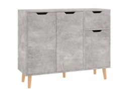 Sideboard, Sideboards Vidaxl Cinzeto Madeira Processada (n/a)