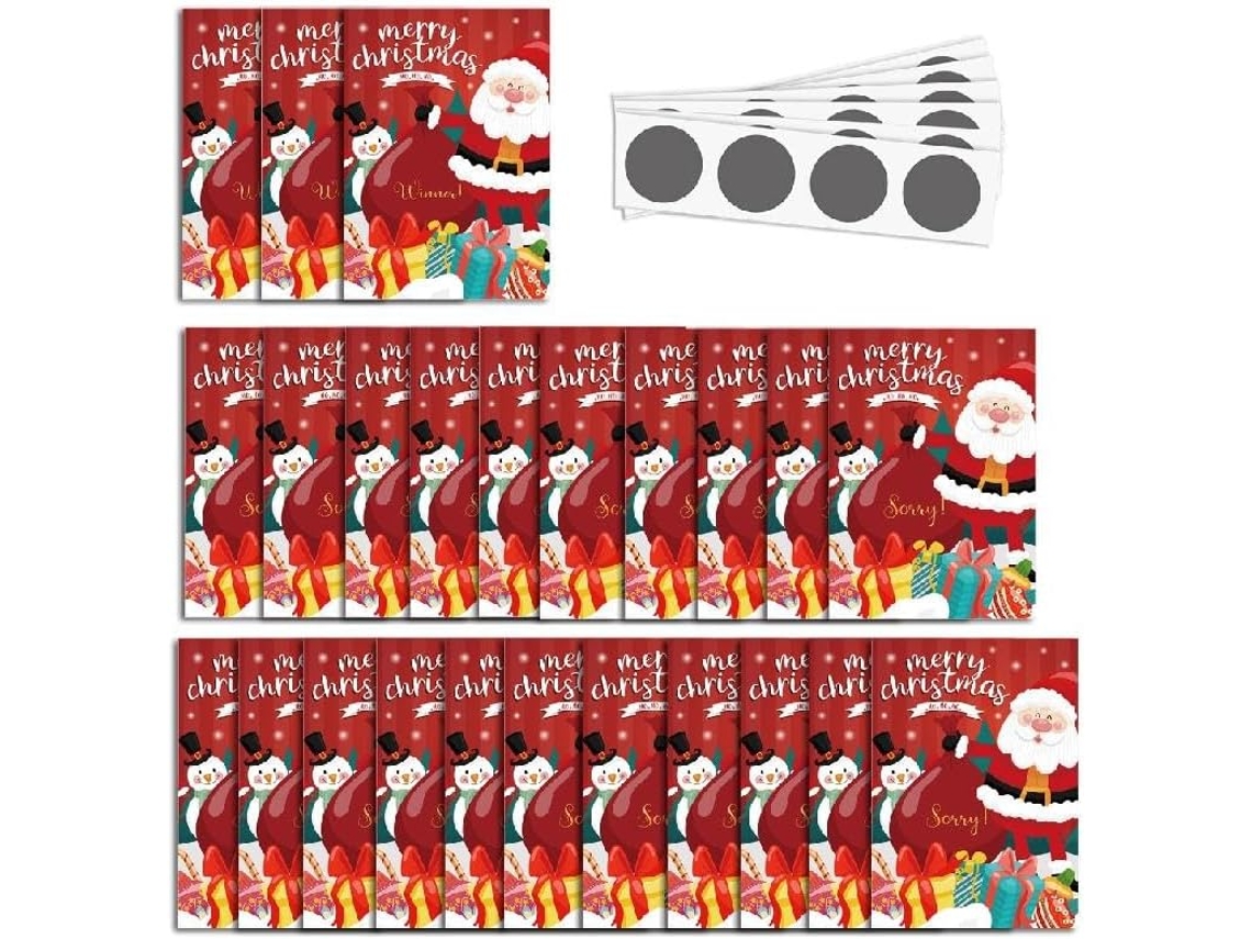 Conjunto De 24 Raspadinhas Para Festas Temáticas